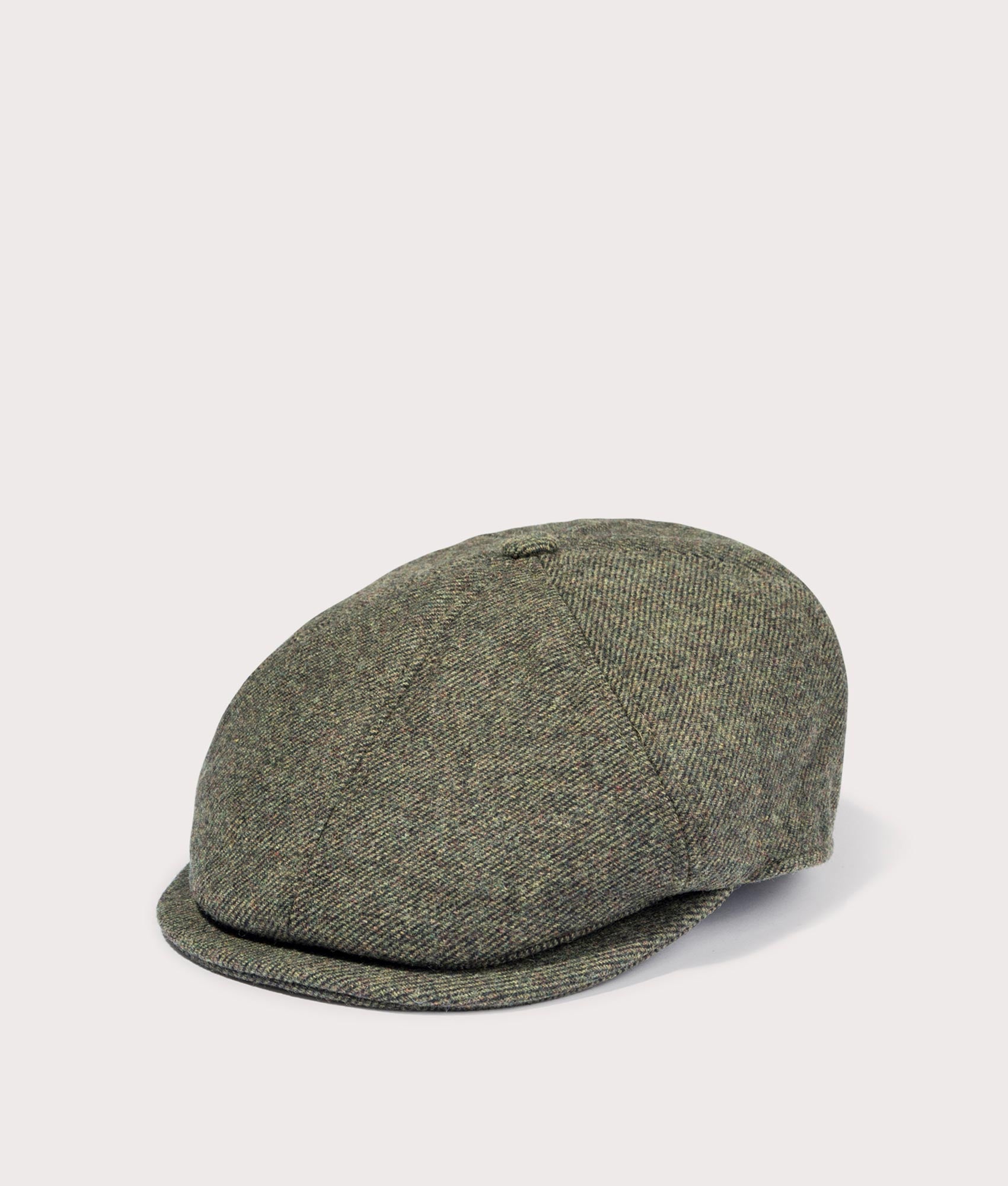 Claymore Bakerboy Cap Olive Twill | Barbour Lifestyle | EQVVS