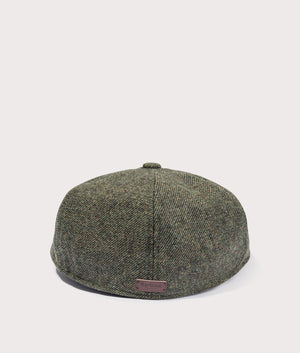 Claymore-Bakerboy-Cap-Olive-Twill-Barbour-Lifestyle-EQVVS