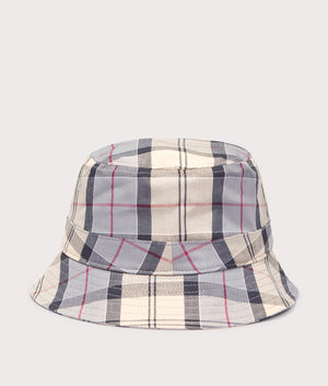 Tartan Bucket Hat in Dress Tartan by Barbour. EQVVS Back Angle Shot.