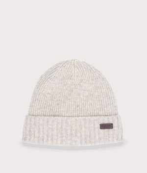 The Carlton Beanie Hat in Light Grey. EQVVS Front Shot.