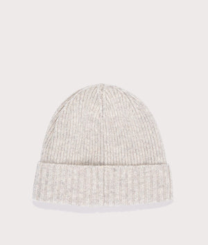 The Carlton Beanie Hat in Light Grey. EQVVS Back Shot.