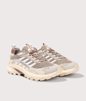 Merrell Moab Speed 2 Vent 2K Trainers in Aluminium Brown at EQVVS Angle Shot