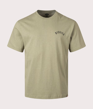 Dickies Panther T-shirt in Imperial Green, 100% Cotton at EQVVS.  Front Shot. 