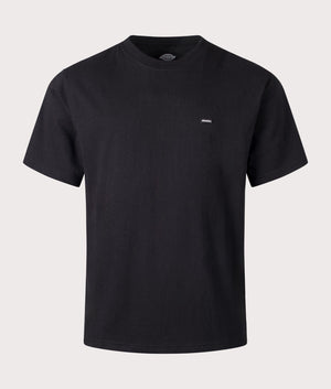 Dickies Unionville T-Shirt in Black. Shot at EQVVS. Front image. 