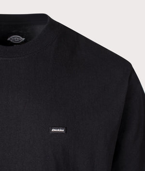 Dickies Unionville T-Shirt in Black. Shot at EQVVS.  Detail image. 