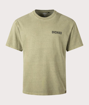 Dickies High Flying Workwear T-Shirt in Imperial Green. EQVVS Front Shot