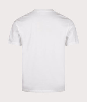 Gramicci Logo T-shirt in white at EQVVS. Back shot. 