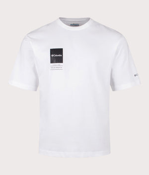 Barton Springs T-Shirt in White by Columbia. EQVVS Shot. 