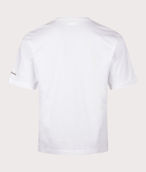 Barton Springs T-Shirt in White by Columbia. EQVVS Shot. 