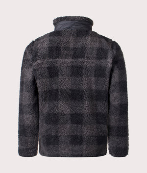 Columbia Winter Pass Fleece Black Check. shot at EQVVS. Reverse shot. 