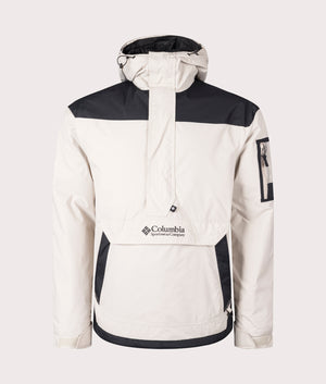 Columbia, challenger ll insulated pullover, dark stone/ black, EQVVS Menswear, front photo shot