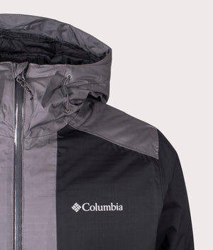 Columbia, Point Park II Insulated Jacket, city grey/ black, EQVVS Menswear, detailed photo shot