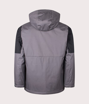 Columbia, Point Park II Insulated Jacket, city grey/ black, EQVVS Menswear, back photo shot