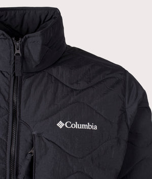 Columbia, Birchwood II Jackett, black, EQVVS Menswear,  detailed photo shot