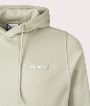 Columbia Meridian Creek Hoodie in Safari. Shot at EQVVS.  Detail shot.