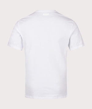 Columbia, CSC Basic Logo T-Shirt, White/CSC Retro Logo, Eqvvs Menswear, back shot angle