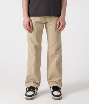 Dickies Canvas Carpenter Lighweight Trousers in Desert Sand. Shot at EQVVS. Front shot. 