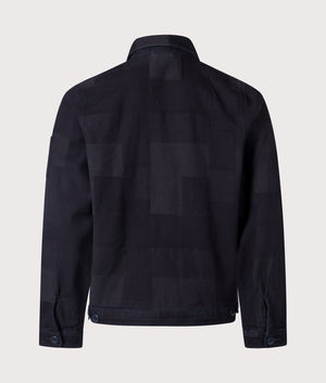 Dickies Jacquard Eisenhower Jacket in Black. Shot at EQVVS. Back shot. 