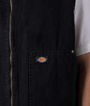 Relaxed-Fit-Dickies-Duck-Canvas-Gilet-Black-Dickies-EQVVS