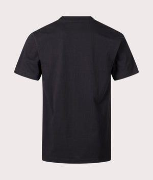 Gecko T-Shirt in Black by HUF. EQVVS Back Angle Shot.