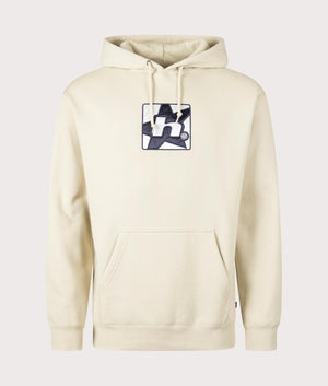 HUF H Star Hoodie in Stone Beige at EQVVS Front Shot