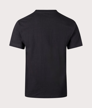 HUF H Star T-Shirt in black at EQVVS Back Shot