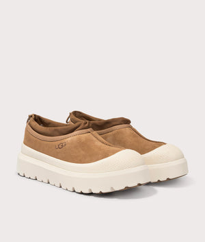 Tasman Weather Hybrid Shoes in Chestnut by Ugg. EQVVS Menswear pair shot. 