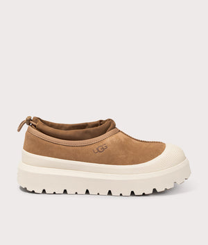 Tasman Weather Hybrid Shoes in Chestnut by Ugg. EQVVS Menswear side shot. 