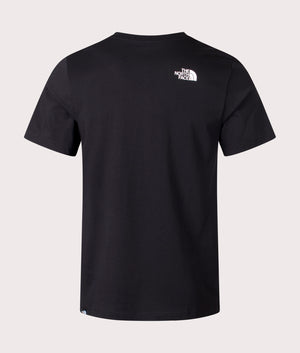 The North Face Fine T-Shirt in Black. Shot at EQVVS. Back shot. 