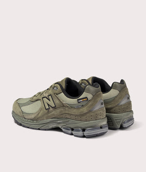 New Balance 2002R Sneakers for Men in Dark Camo at EQVVS back Shot 