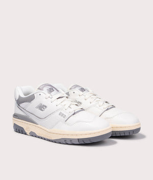 New Balance 550 Sneakers in sea salt at EQVVS Menswear front shot 