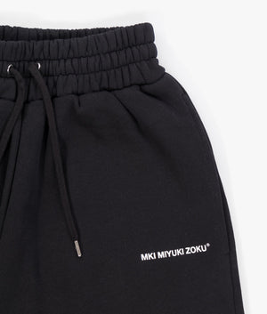 MKI Miyuki Zoku Uniform Shorts in Black. Detail Shot. 