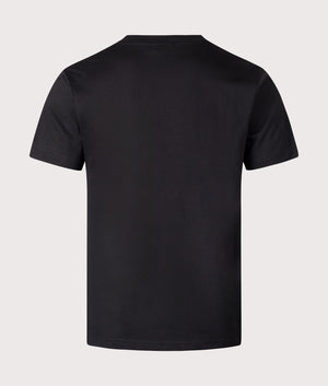 Cosmos T-Shirt, Black, Eqvvs Menswear, back shot angle