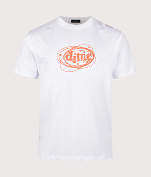 Cosmos T-Shirt, White, Eqvvs Menswear, front shot angle
