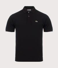 Relaxed Fit Croc Logo L1212 Polo Shirt Black Lacoste EQVVS