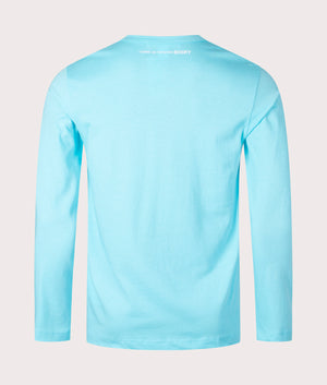 Comme des Garçons Long Sleeve T-shirt in Blue at EQVVS Menswear Back Shot