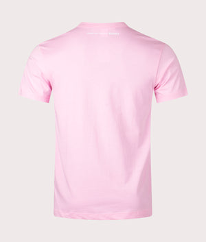 Comme des Garçons Crew Neck T-Shirt in Pink at EQVVS Menswear Back Shot