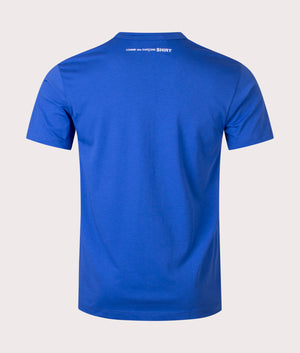 Comme des Garçons Crew Neck T-Shirt in Blue at EQVVS Menswear Back Shot