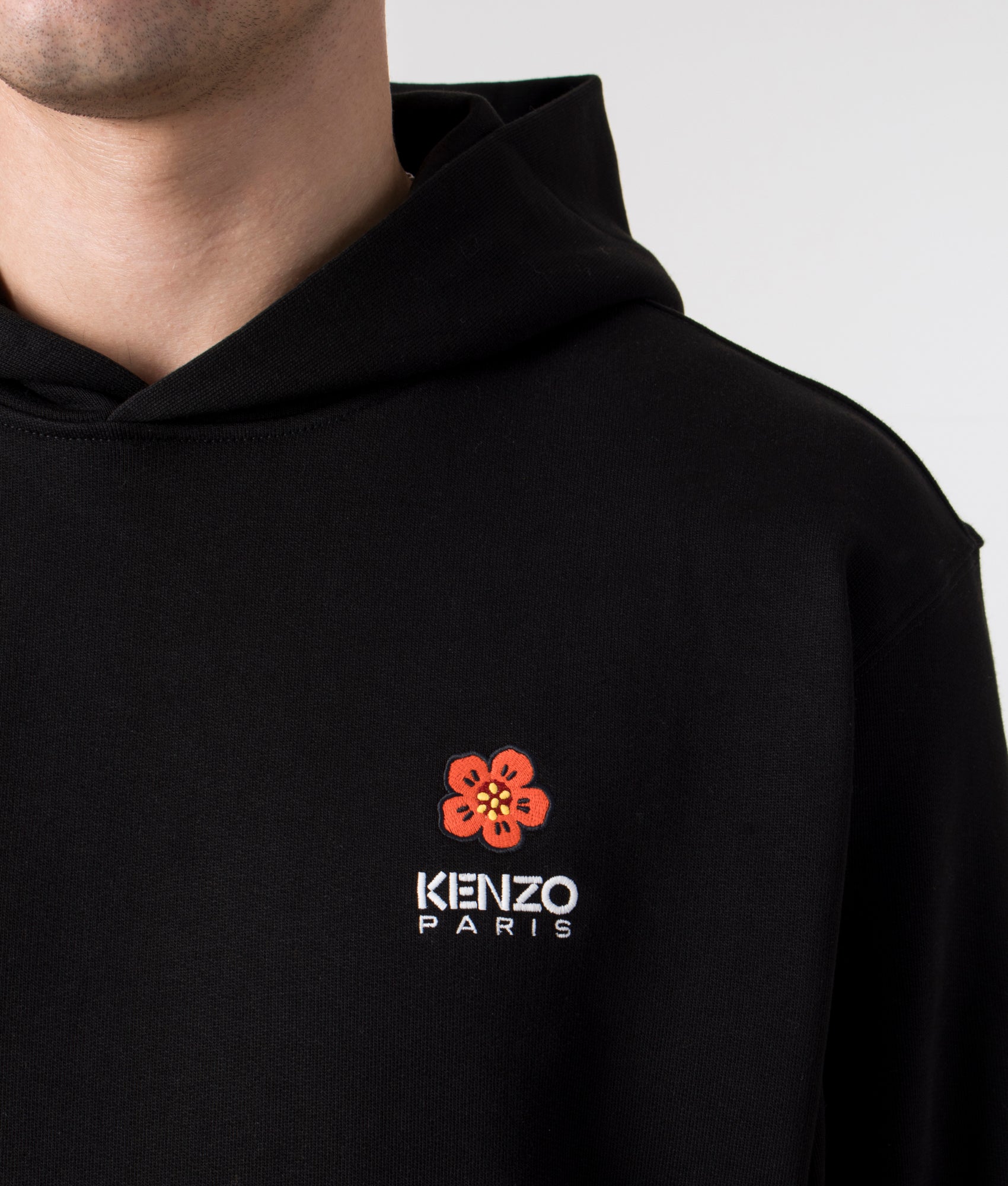 Kenzo Boke Flower Crest Fz Hoodie - Fd55sw4424mf.01