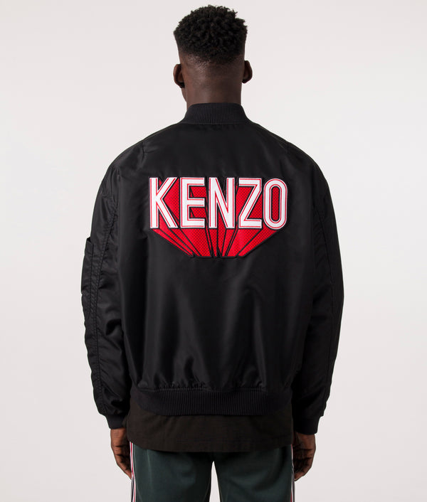 KENZO 3D Flight Bomber Jacket Black | KENZO | EQVVS