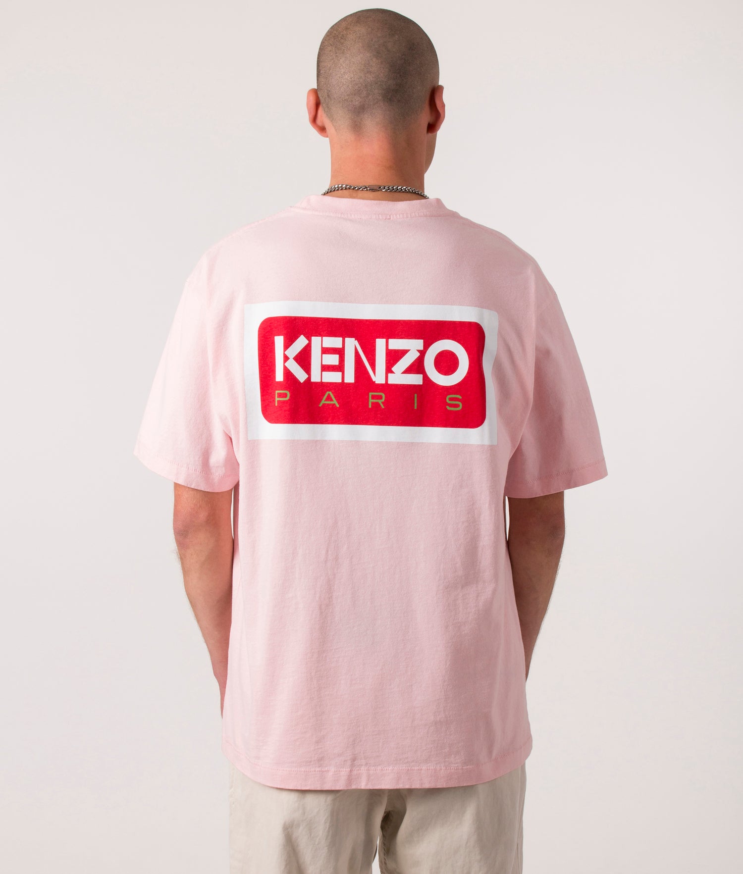 Oversized KENZO Paris T-Shirt Faded Pink | KENZO | EQVVS