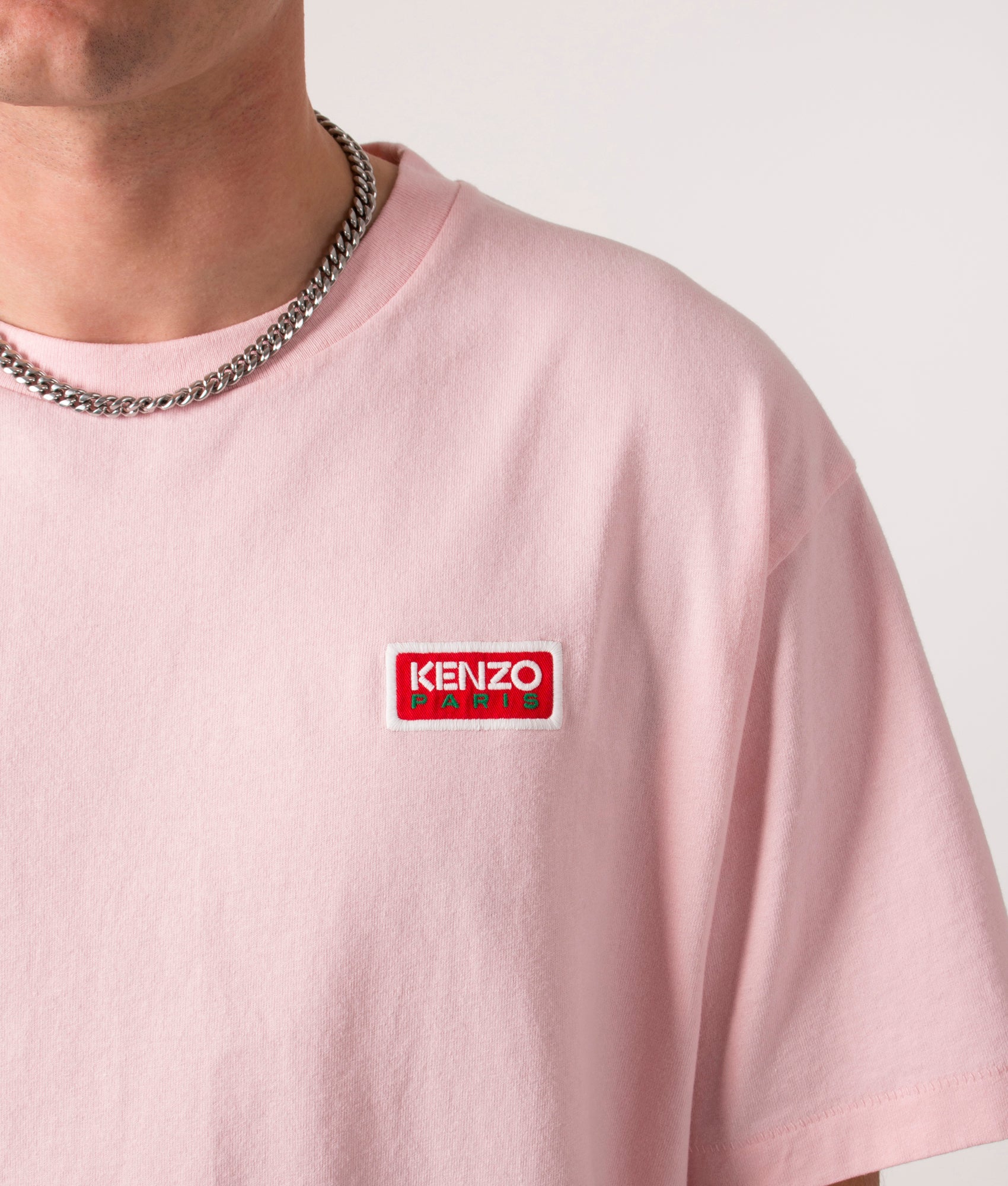 Oversized KENZO Paris T-Shirt Faded Pink | KENZO | EQVVS