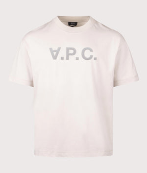 Oversized Grand VPC T-Shirt, Mastic, Eqvvs Menswear, front shot angle