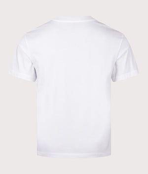 A.P.C. Auguste T-Shirt in White. Shot at EQVVS. Back shot. 