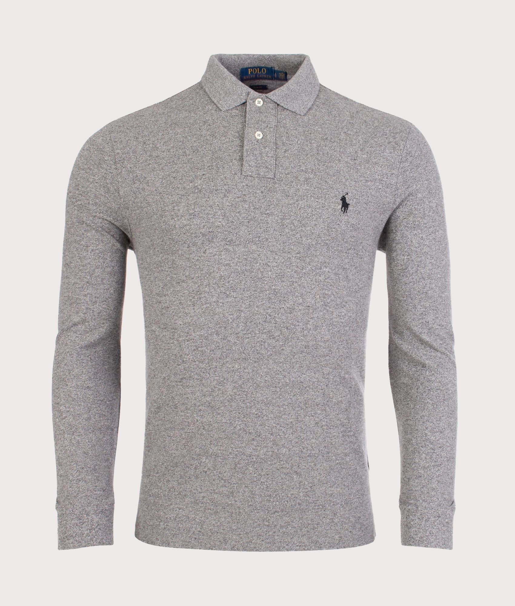 Long Sleeve Polo Shirt Canterbury Heather | Polo Ralph Lauren | EQVVS