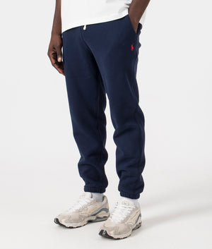 Athletic Jogger Pants in Dark Navy by Polo Ralph Lauren EQVVS Model Shot. 