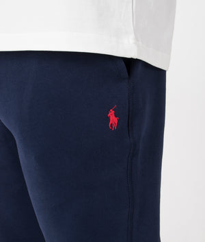 Athletic Jogger Pants in Dark Navy by Polo Ralph Lauren EQVVS Model Shot.