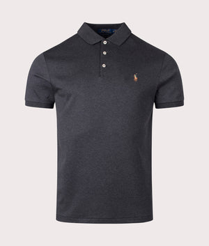 Soft Cotton Polo Shirt Black Marl Heather Polo Ralph Lauren EQVVS