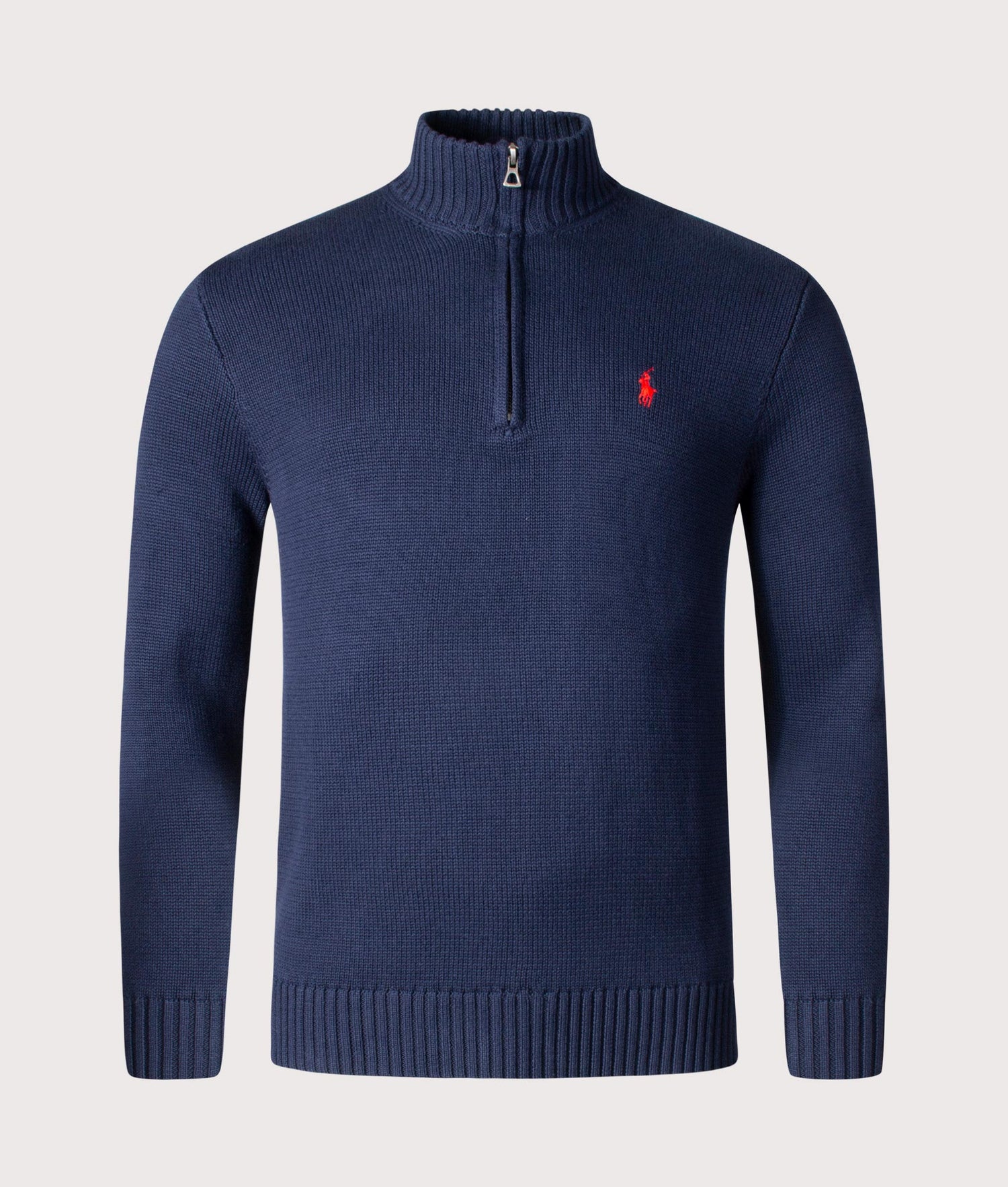 Mesh Knit Cotton Quarter Zip Pullover Polo Ralph Lauren EQVVS