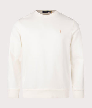 Loopback Terry Sweatshirt in Clubhouse Cream by Polo Ralph Lauren. EQVVS Shot. 